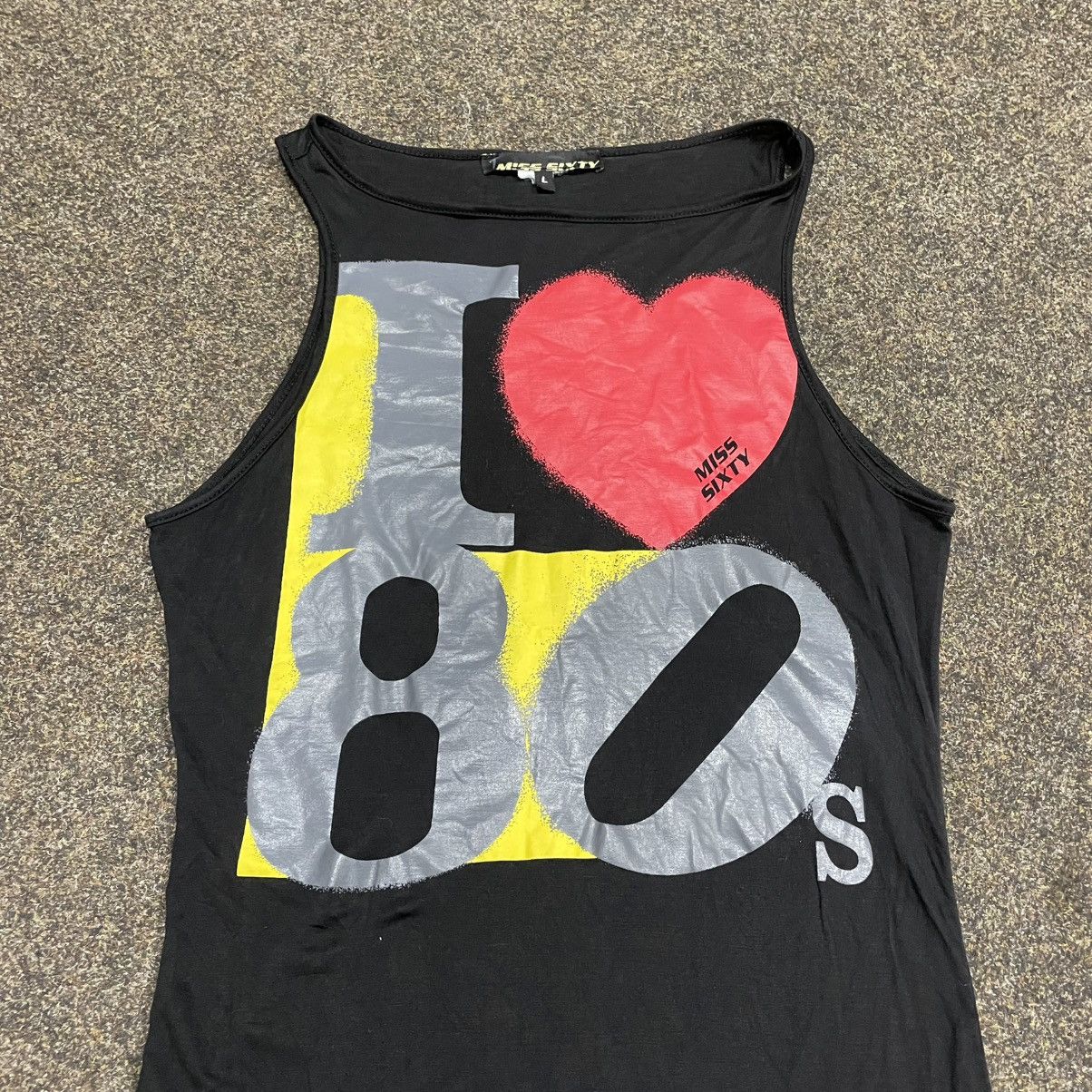 Vintage Vintage Y2K TOP LOVE MISS SIXTY CROP USA L Size L / US 10 / IT 46 - 2 Thumbnail