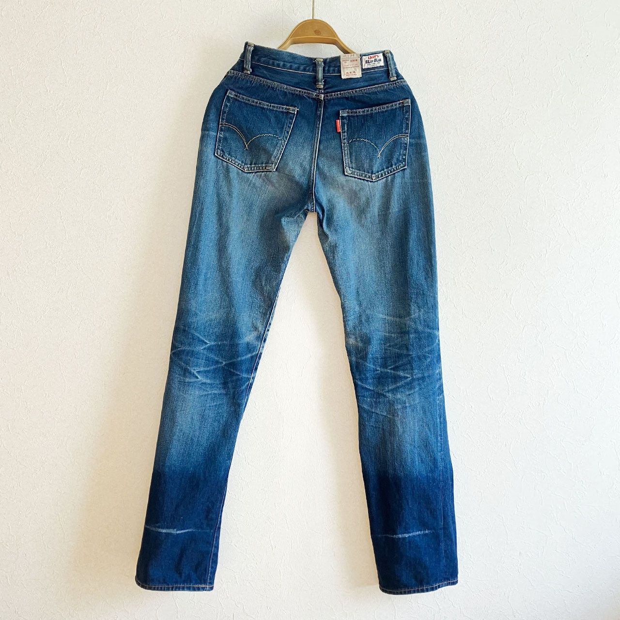 Blue Blue Japan BLUE BLUE Japanese Indigo Denim Jeans Oni-Hige H.R.M Size 27" / US 4 / IT 40 - 2 Thumbnail