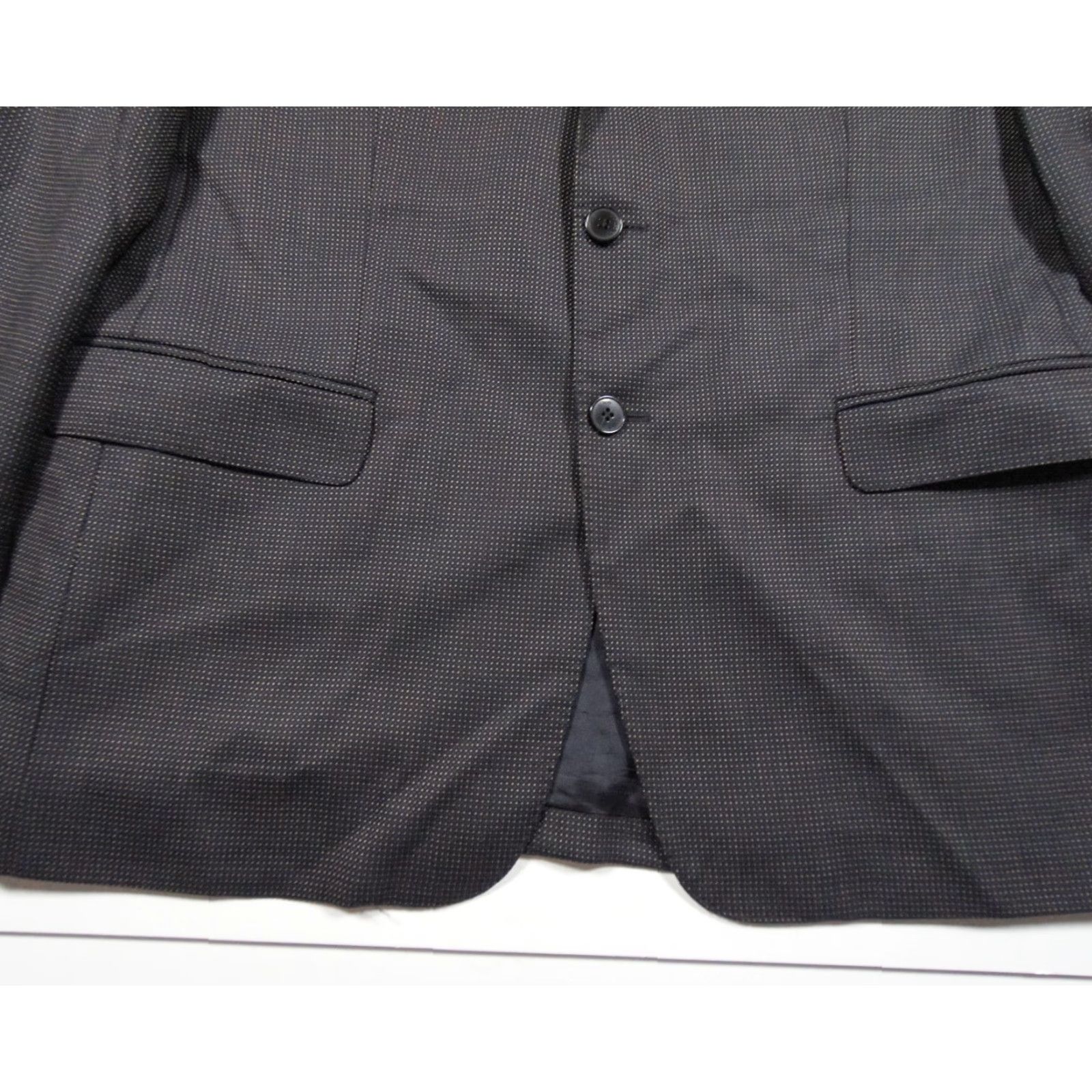 Vintage VINTAGE Versace Collection Blazer Jacket Men 54 Wool Navy City Formal Business Casual Size 54R - 3 Thumbnail