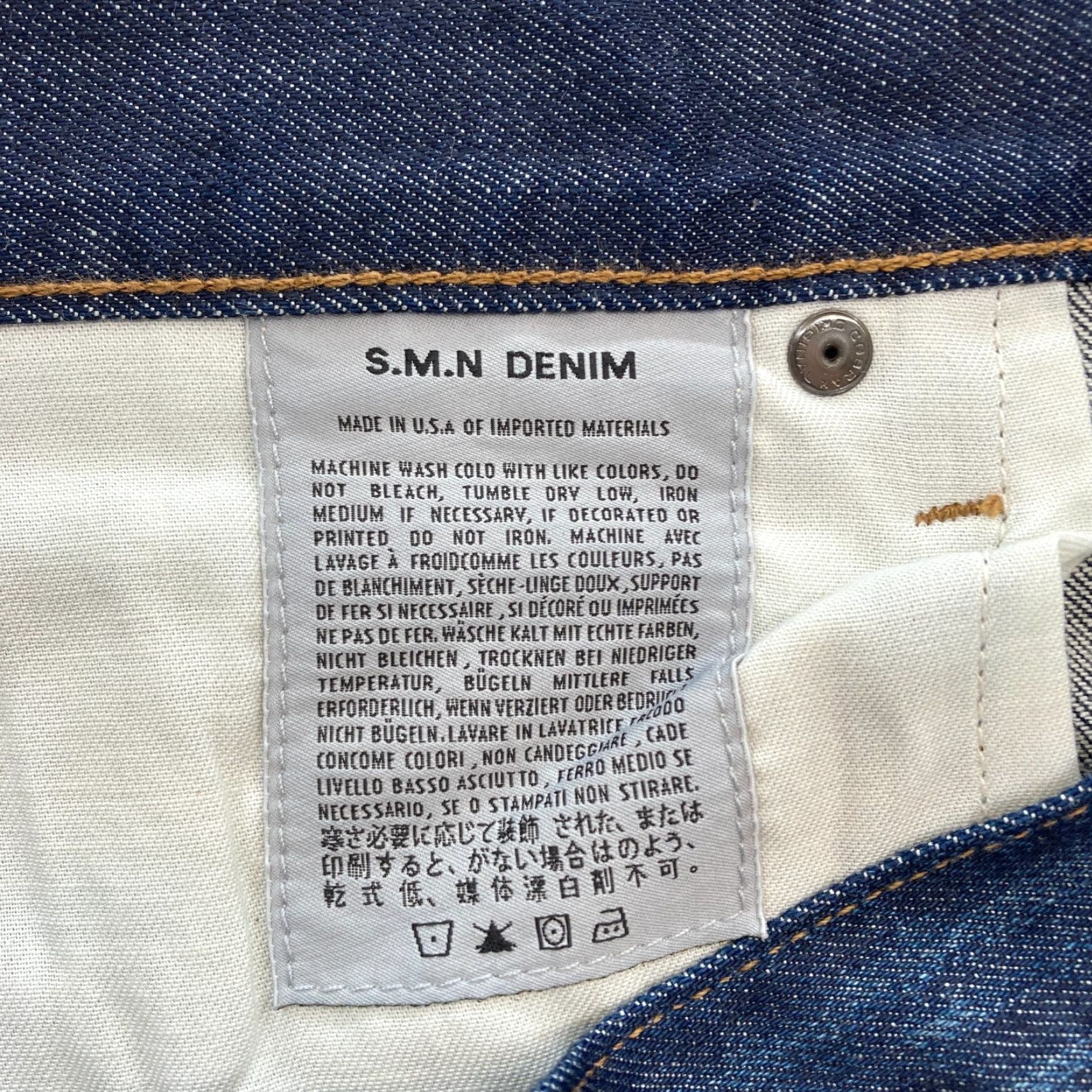Hunter S.M.N Denim Jeans Mens 38x34 The Hunter Slim Dark Blue USA NWT Size US 38 / EU 54 - 7 Thumbnail