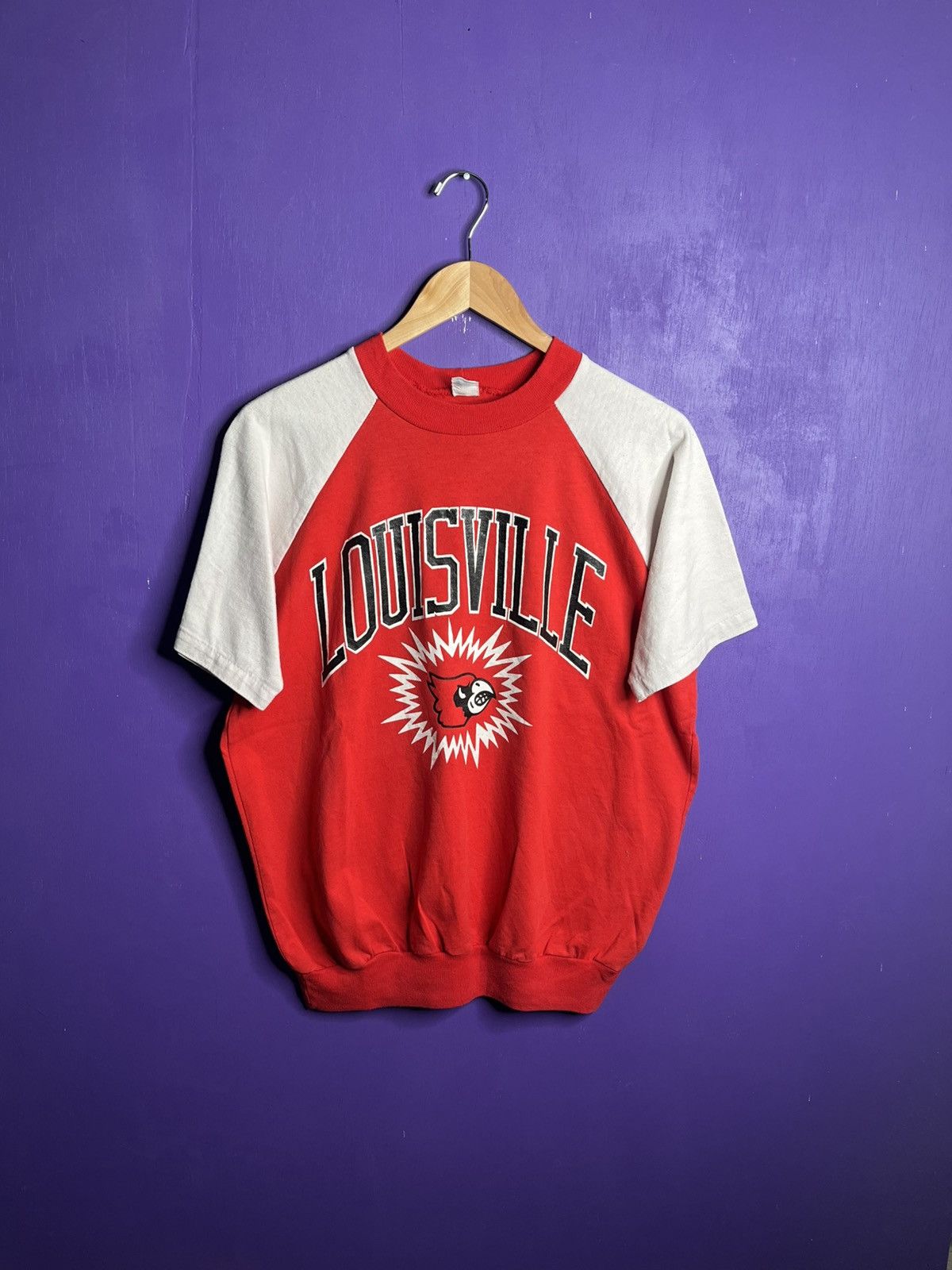 Vintage Vintage 70s Louisville cardinals explosion two tone tee Size US L / EU 52-54 / 3 - 1 Thumbnail