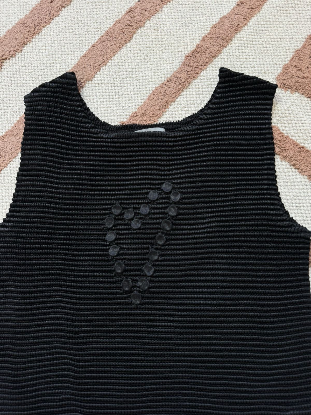 Vintage HEART PLEATED TANK TOP Size ONE SIZE - 2 Thumbnail