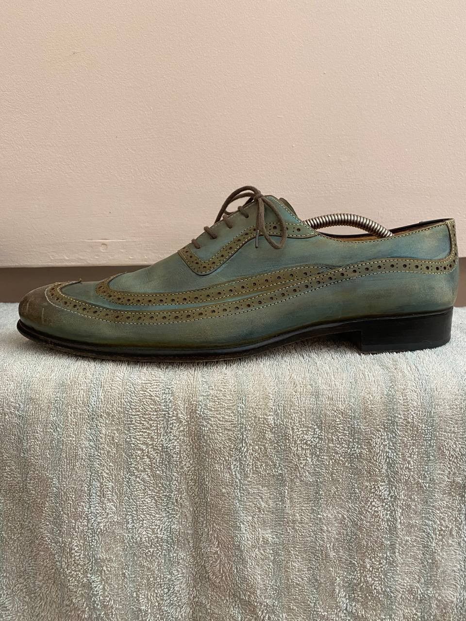 Francesco Smalto 🔥 Francesco Benigno Leather Shoes Size US 9 / EU 42 - 5 Thumbnail
