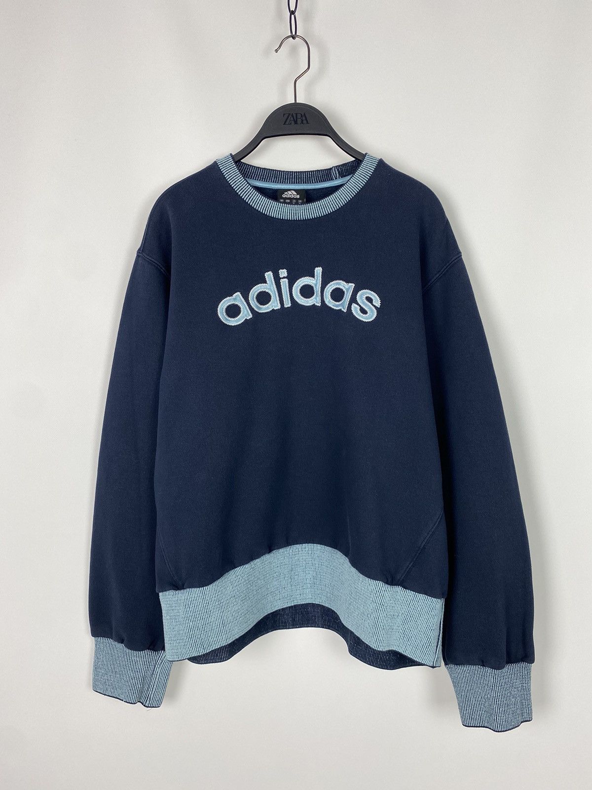 Vintage 2000’s Vintage Adidas Arch Logo Boxy Sweatshirt Size US L / EU 52-54 / 3 - 1 Thumbnail