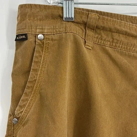 Kuhl KUHL Mens Sz 40 Ramblr Teak/Tan Cargo Patina Dyed Shorts Size US 40 / EU 56 - 3 Thumbnail
