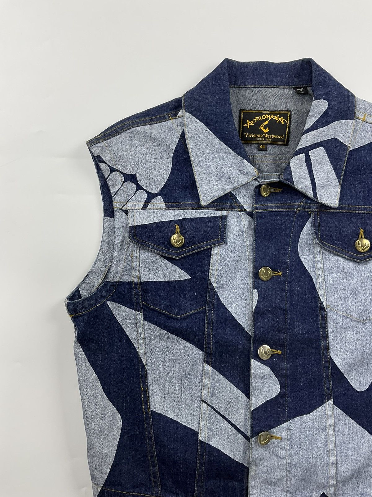 Vivienne Westwood Vivienne Westwood Anglomania F/W'98 Sword Print Vest Size US S / EU 44-46 / 1 - 3 Thumbnail