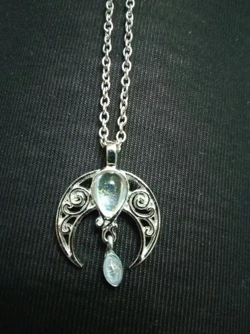 Other Boho Hollow Moon Water Drop Stone Necklace Size ONE SIZE - 2 Thumbnail