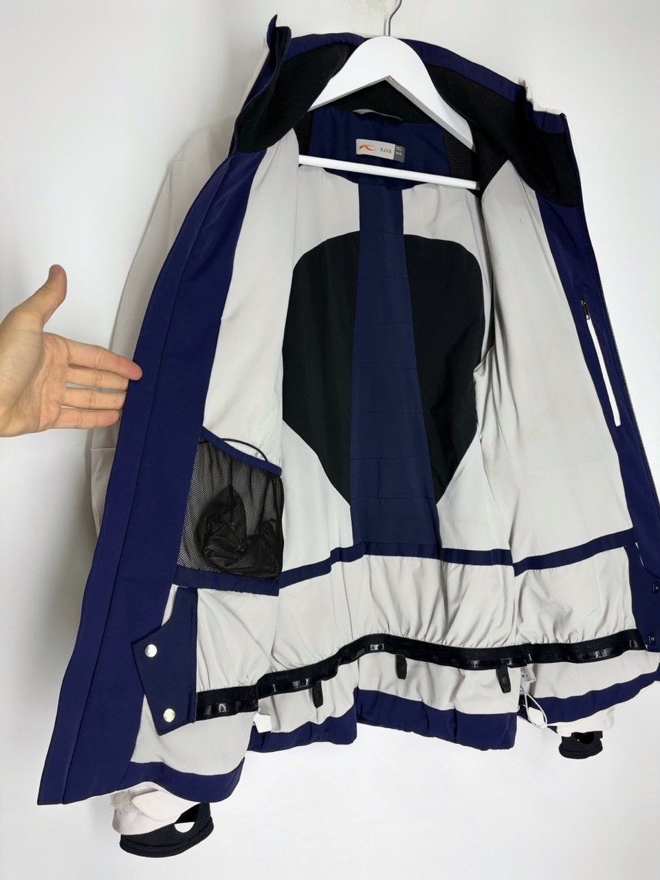 KJUS Kjus Sight Line Quilted Down Ski Jacket Atlanta Blue White Size US M / EU 48-50 / 2 - 13 Thumbnail