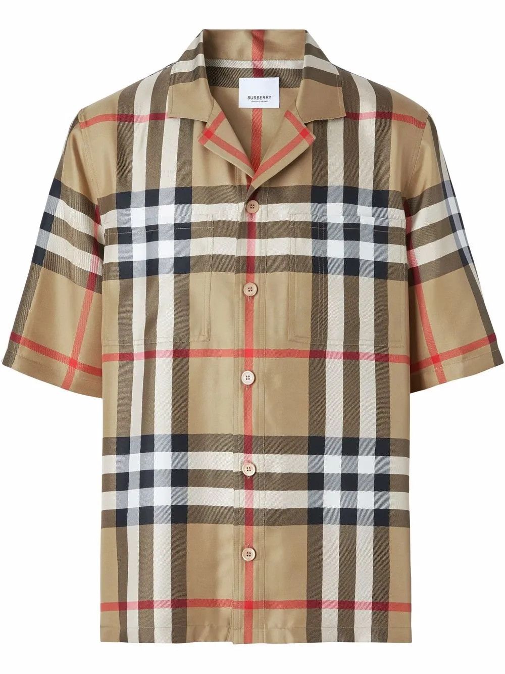 Burberry o1y0426 Patterned Shirt in Multicolor Size US S / EU 44-46 / 1 - 1 Thumbnail