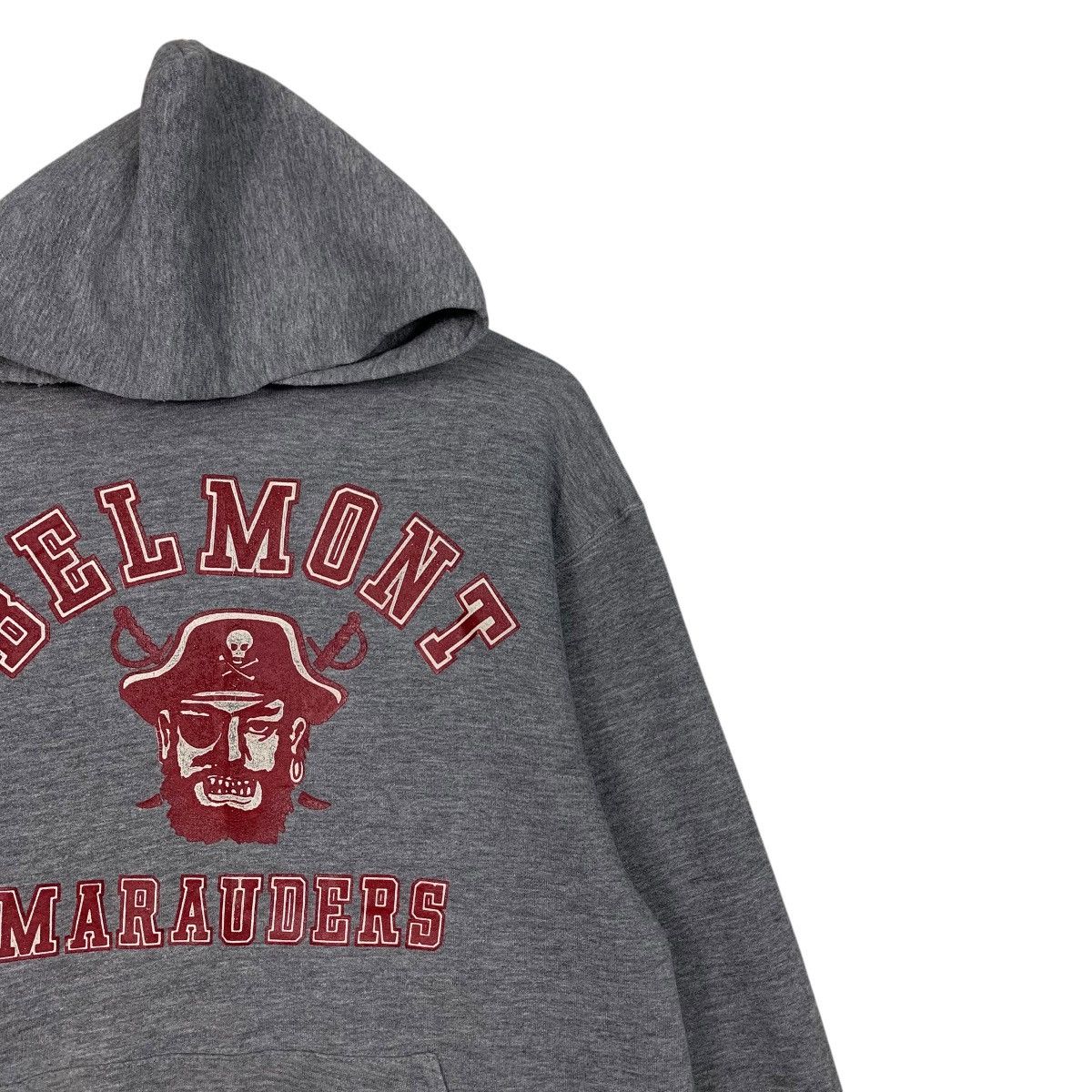 Russell Athletic 90's BELMONT MARAUDERS Big Logo Pullover Hoodies #3641-C166 Size US L / EU 52-54 / 3 - 4 Thumbnail