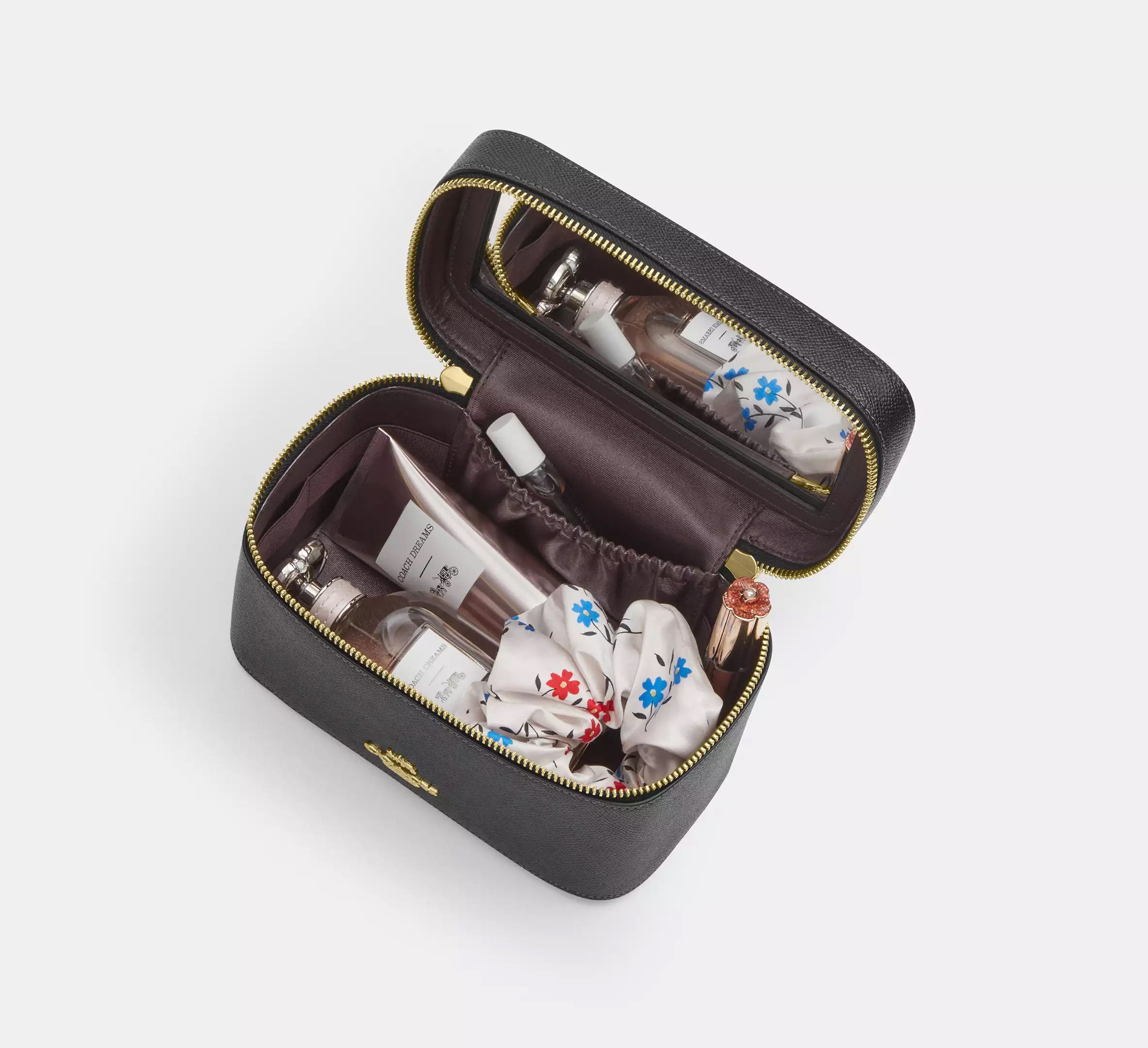 Coach 🍒 Cosmetic Case In Signature Canvas With Cherry CZ025 Size ONE SIZE - 9 Thumbnail