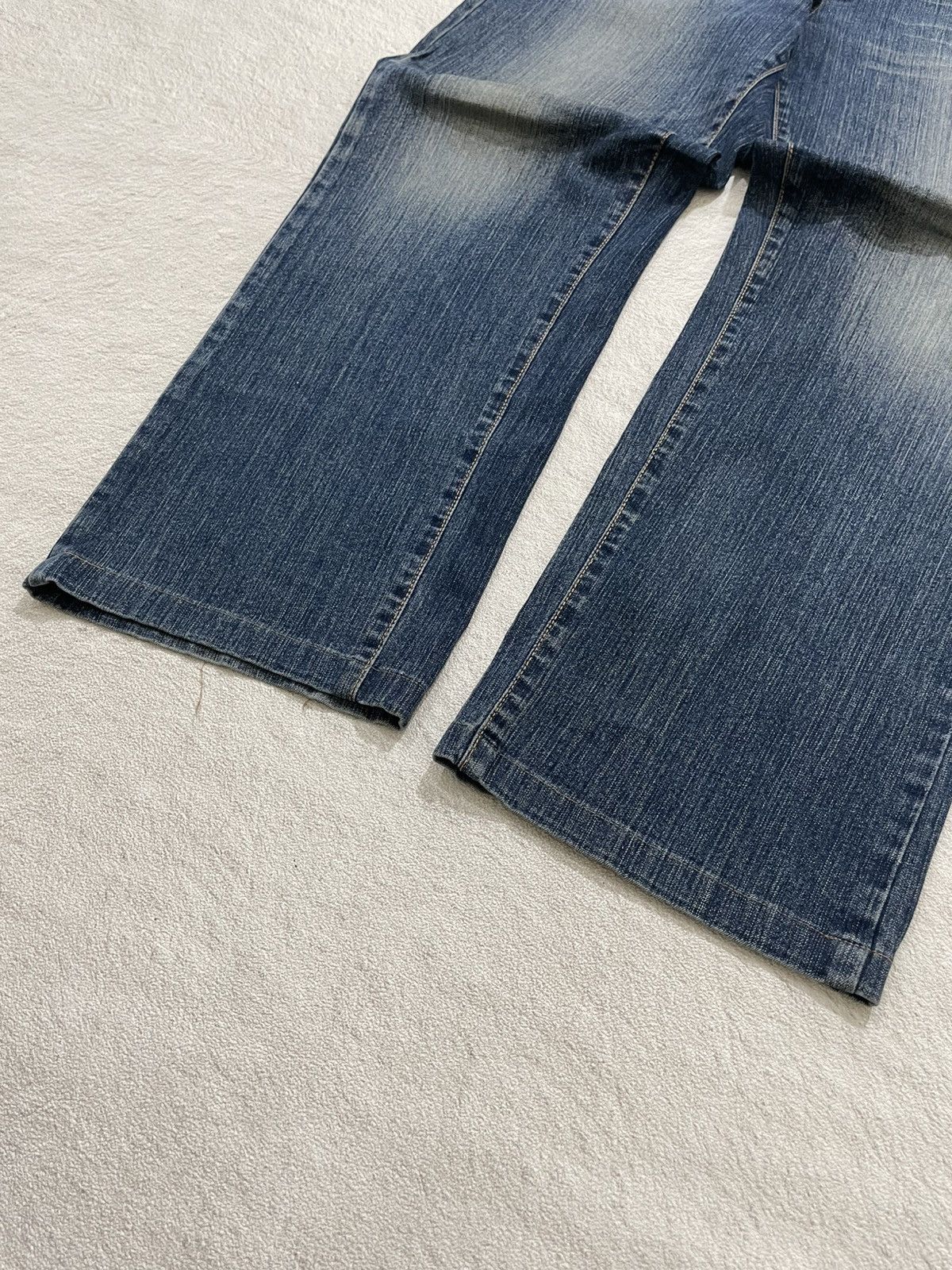 If Six Was Nine 2000s Jeans Washed Fading Denim Y2K Size US 32 / EU 48 - 5 Thumbnail