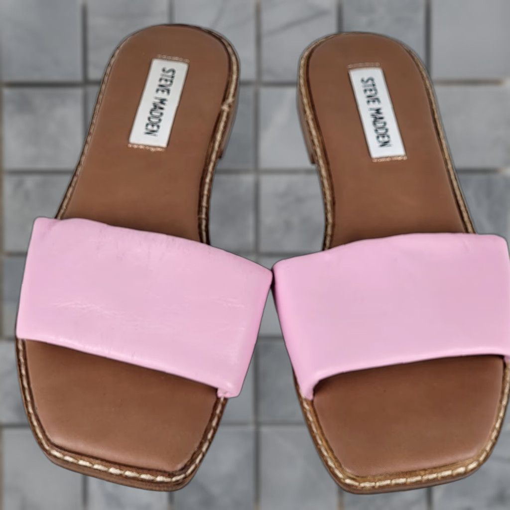 Steve Madden Steve Madden Pink Slide Sandals Women’s Size 6 Size US 6 / IT 36 - 1 Thumbnail