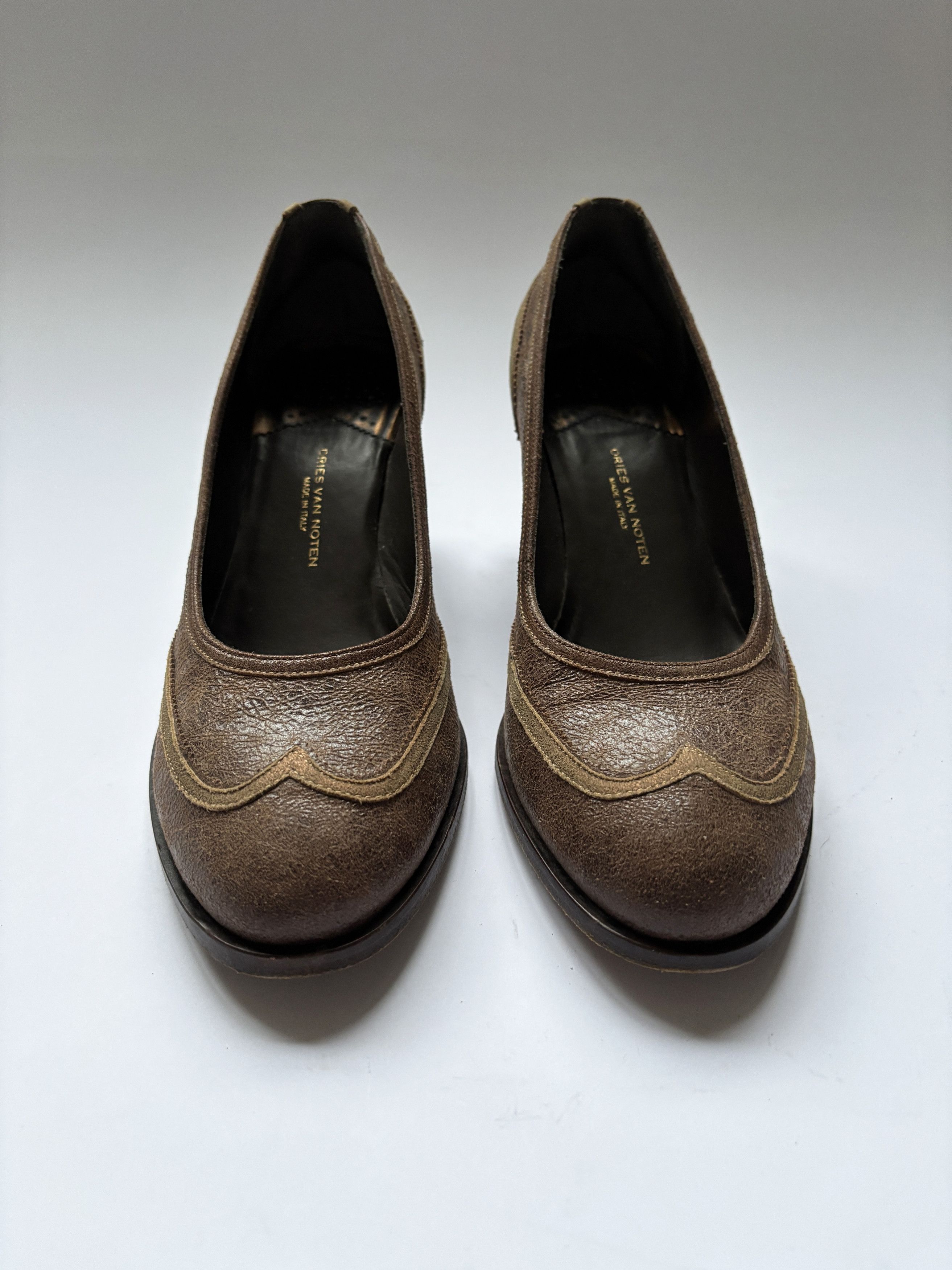 Dries Van Noten ⚡️QUICK SALE⚡️Dries Van Noten Brown Heeled Pumps Shoes Size US 11 / IT 41 - 3 Thumbnail