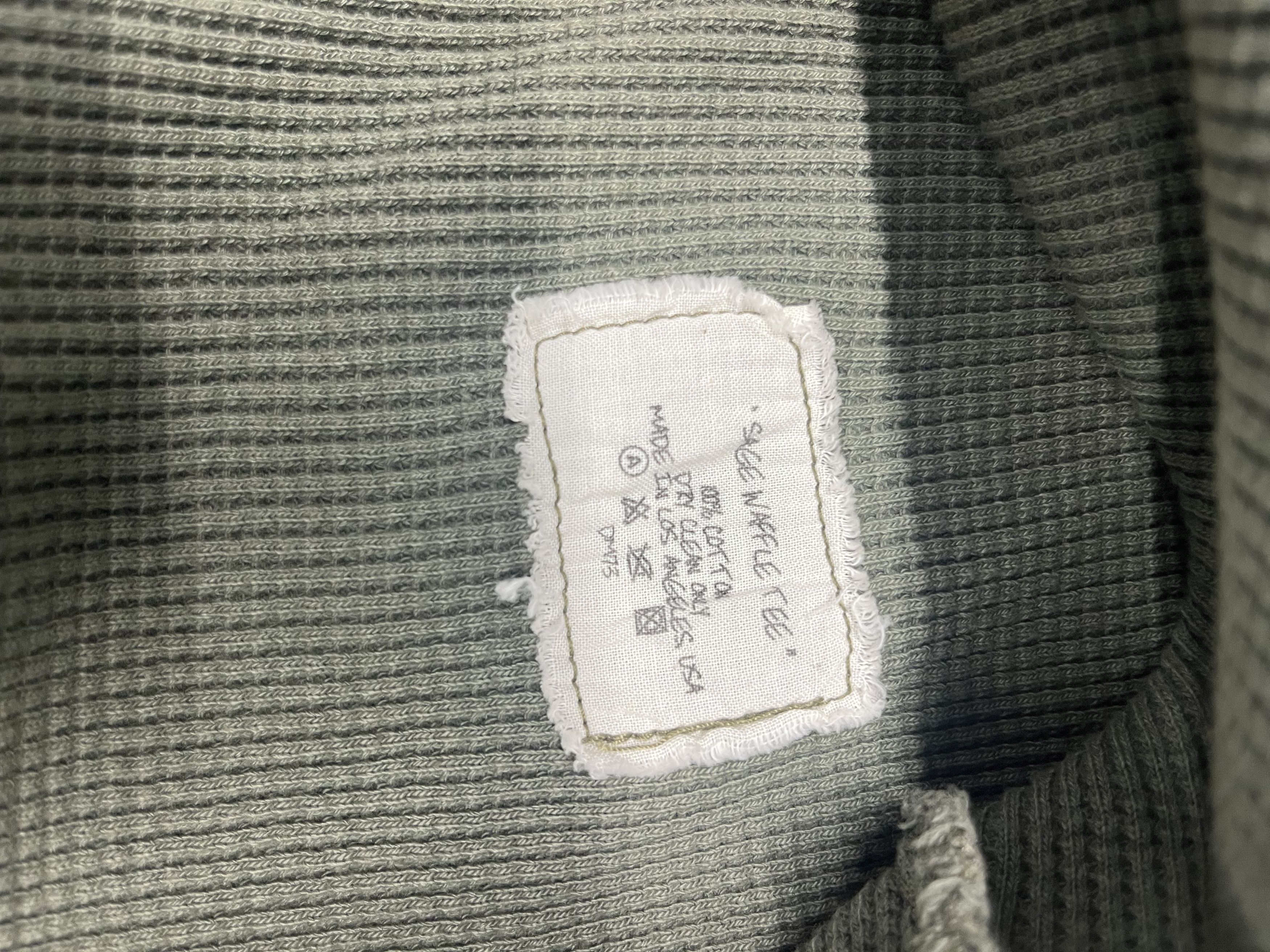 Greg Lauren Greg Lauren Waffle Longsleeve Size US XL / EU 56 / 4 - 2 Thumbnail