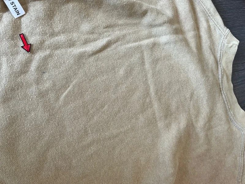 Other Fruit of the Loom Sz L Blank Beige Boxy Sweatshirt Size US L / EU 52-54 / 3 - 9 Thumbnail