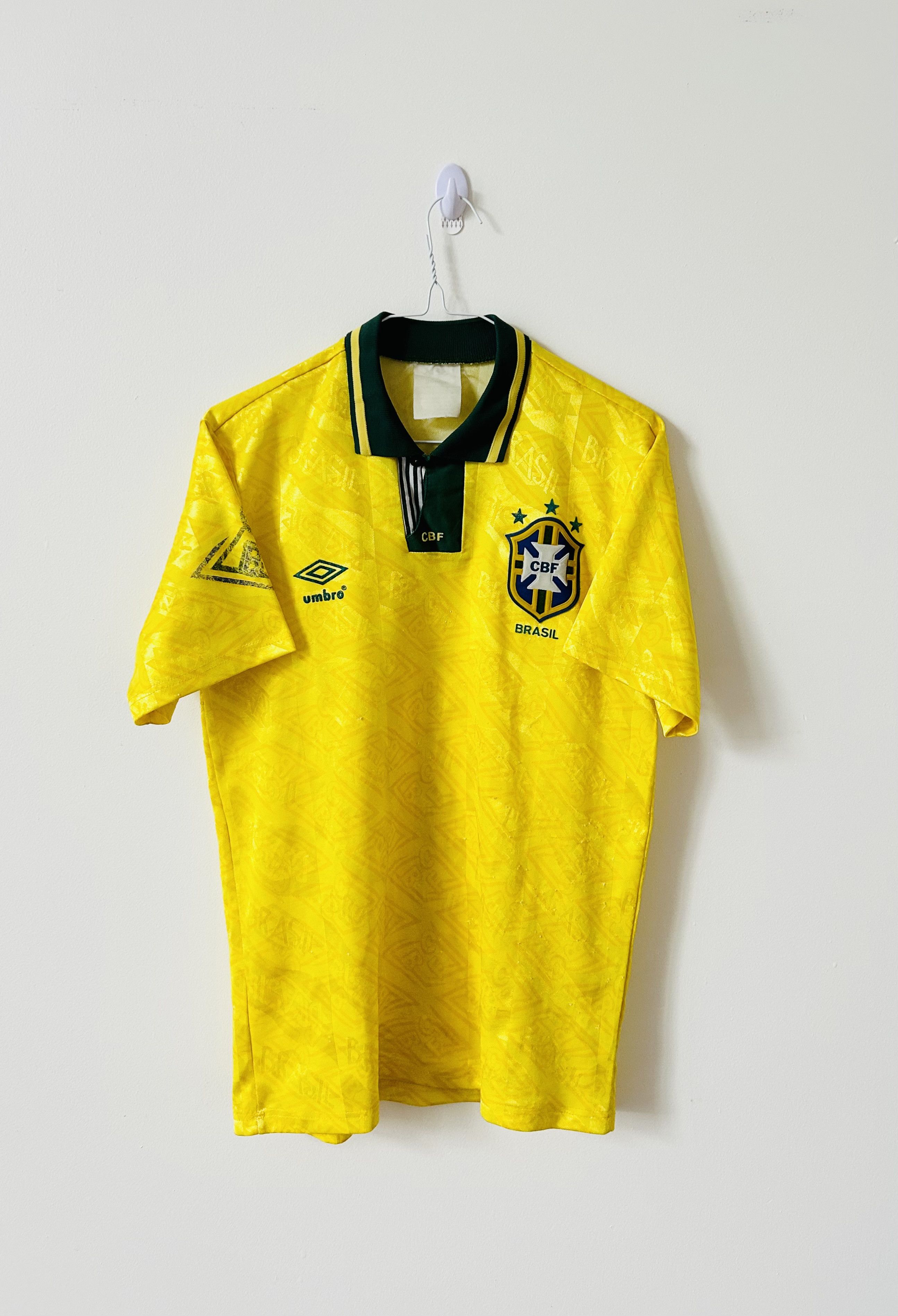 Umbro × Vintage brazil 1994 home jersey Size US S / EU 44-46 / 1 - 1 Thumbnail