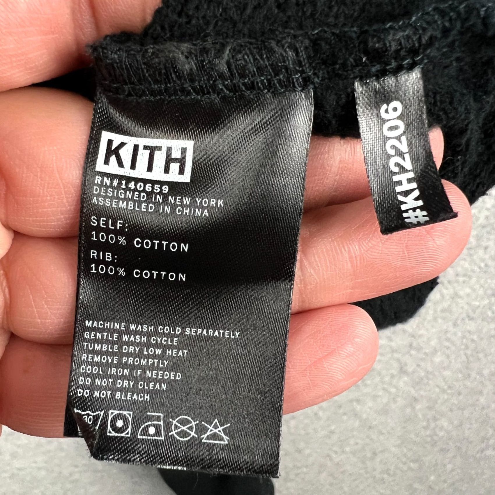 Kith Kith Hoodie Pullover Sweatshirt Mens Small Black Cotton Wing Logo SS18 Size US S / EU 44-46 / 1 - 4 Thumbnail