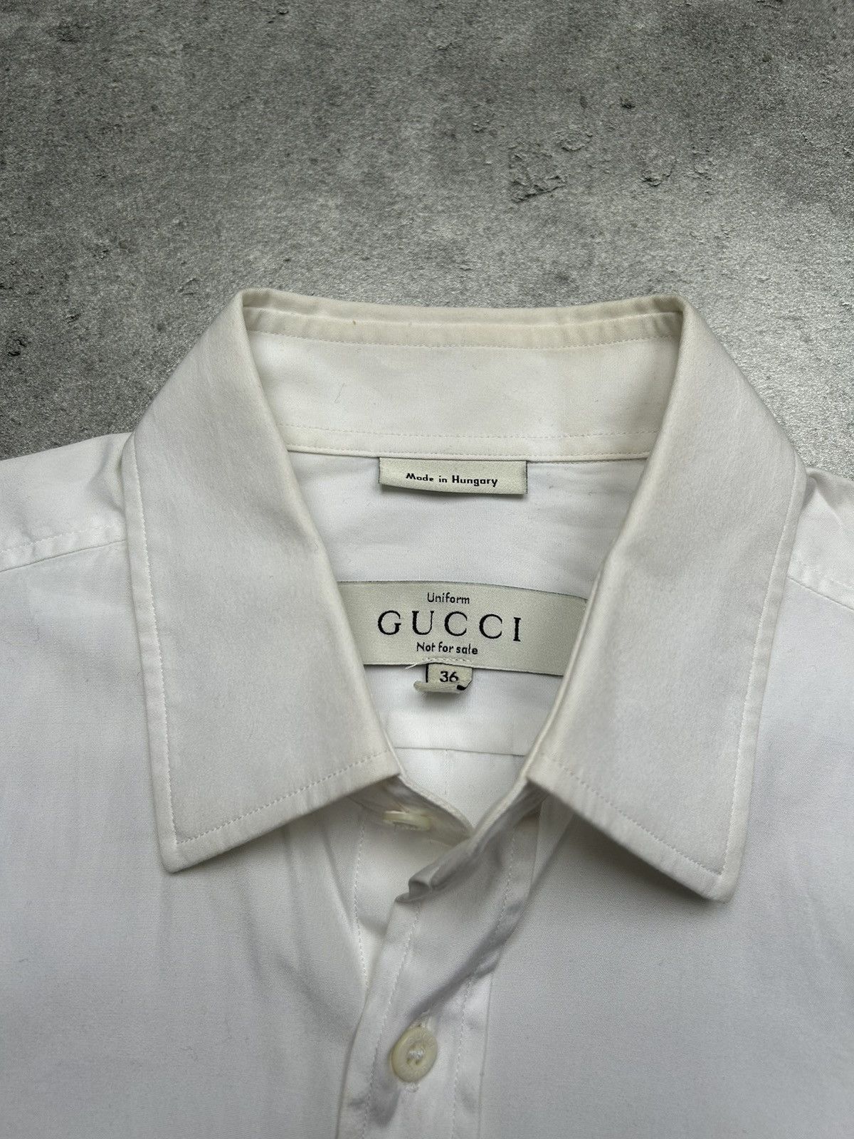 Gucci Gucci Uniform White Shirt Size XS / US 0-2 / IT 36-38 - 4 Thumbnail