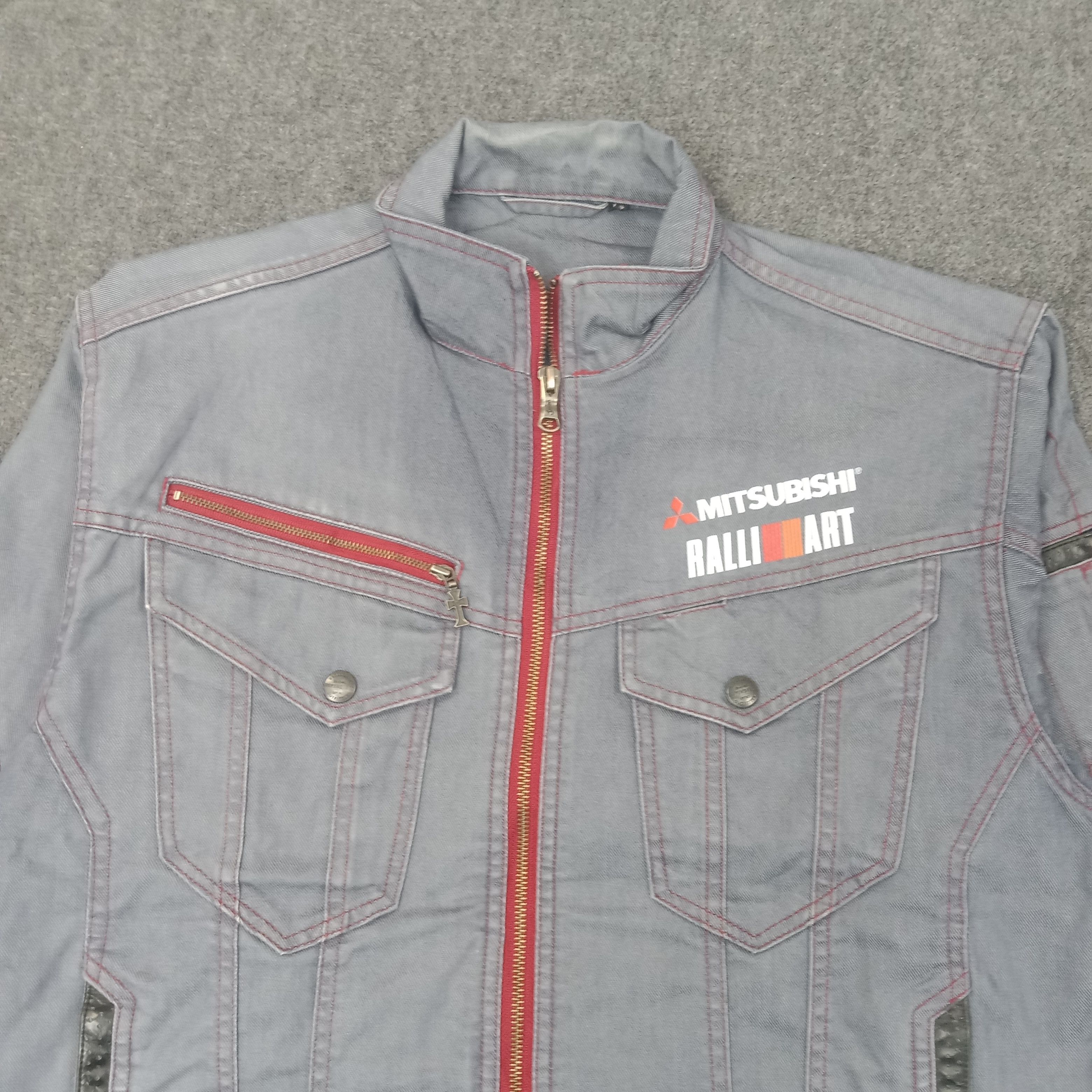Japanese Brand Mitsubishi Ralli Art Japanese Racing Custom Jacket C245N4 Size US M / EU 48-50 / 2 - 2 Thumbnail