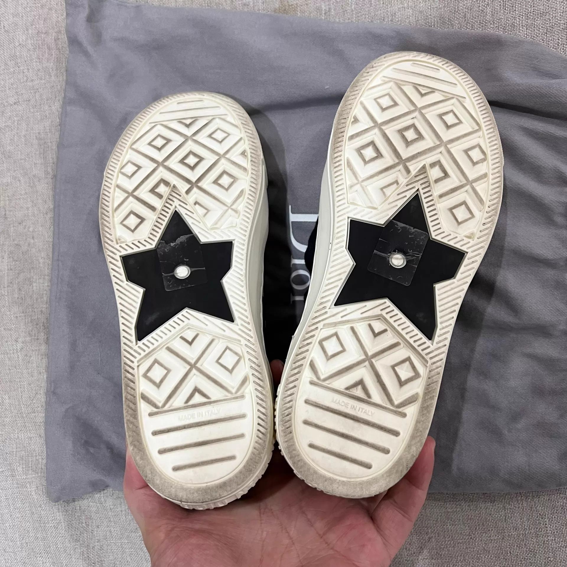 Dior DIOR Walk'n'Dior Oblique Knit Thick Canvas 36.5 98N Size US 6 / IT 36 - 7 Thumbnail