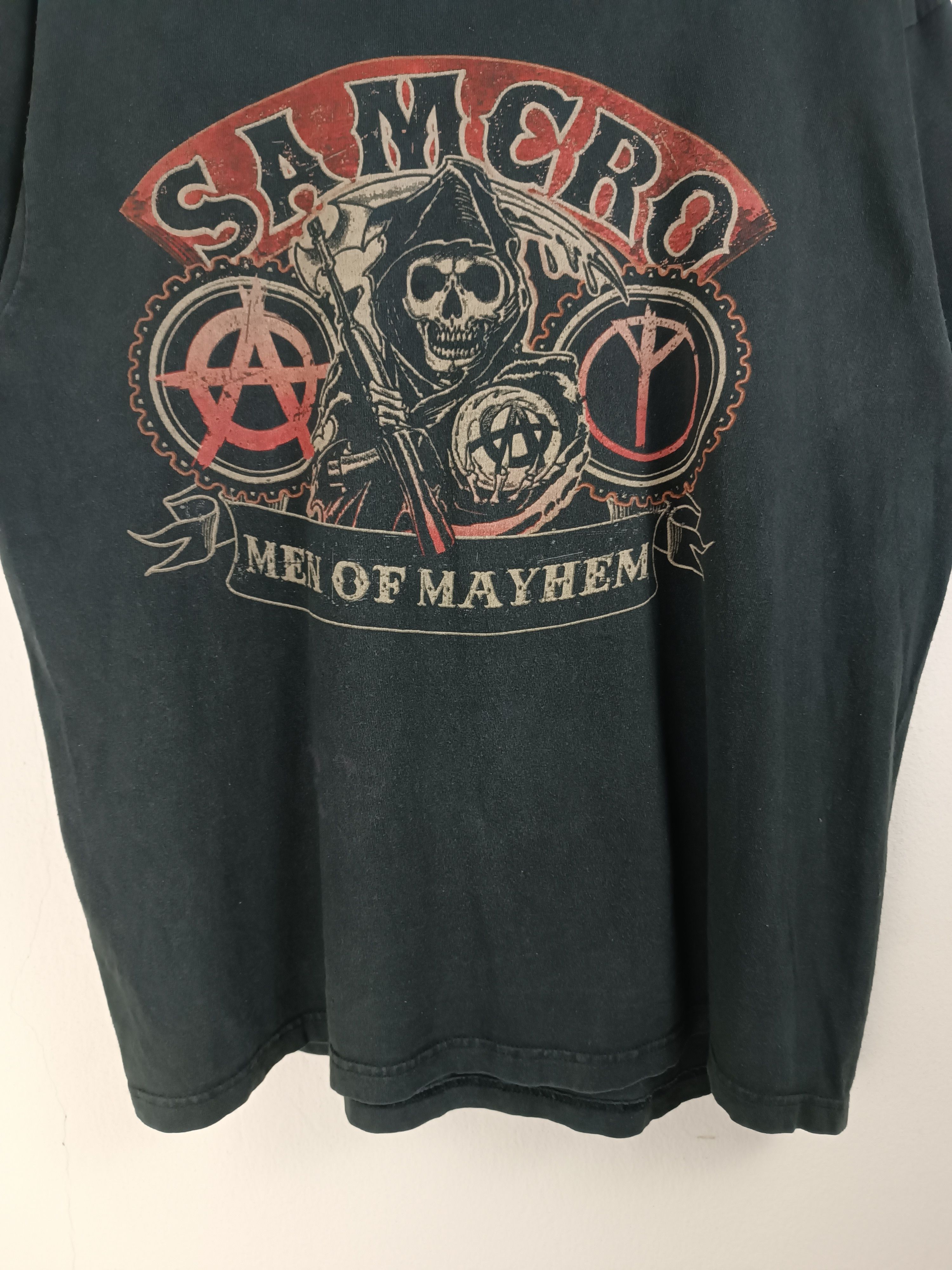 Vintage VINTAGE FADED SONS OF ANARCHY SAMCRO TEE the office friends Size US L / EU 52-54 / 3 - 7 Thumbnail