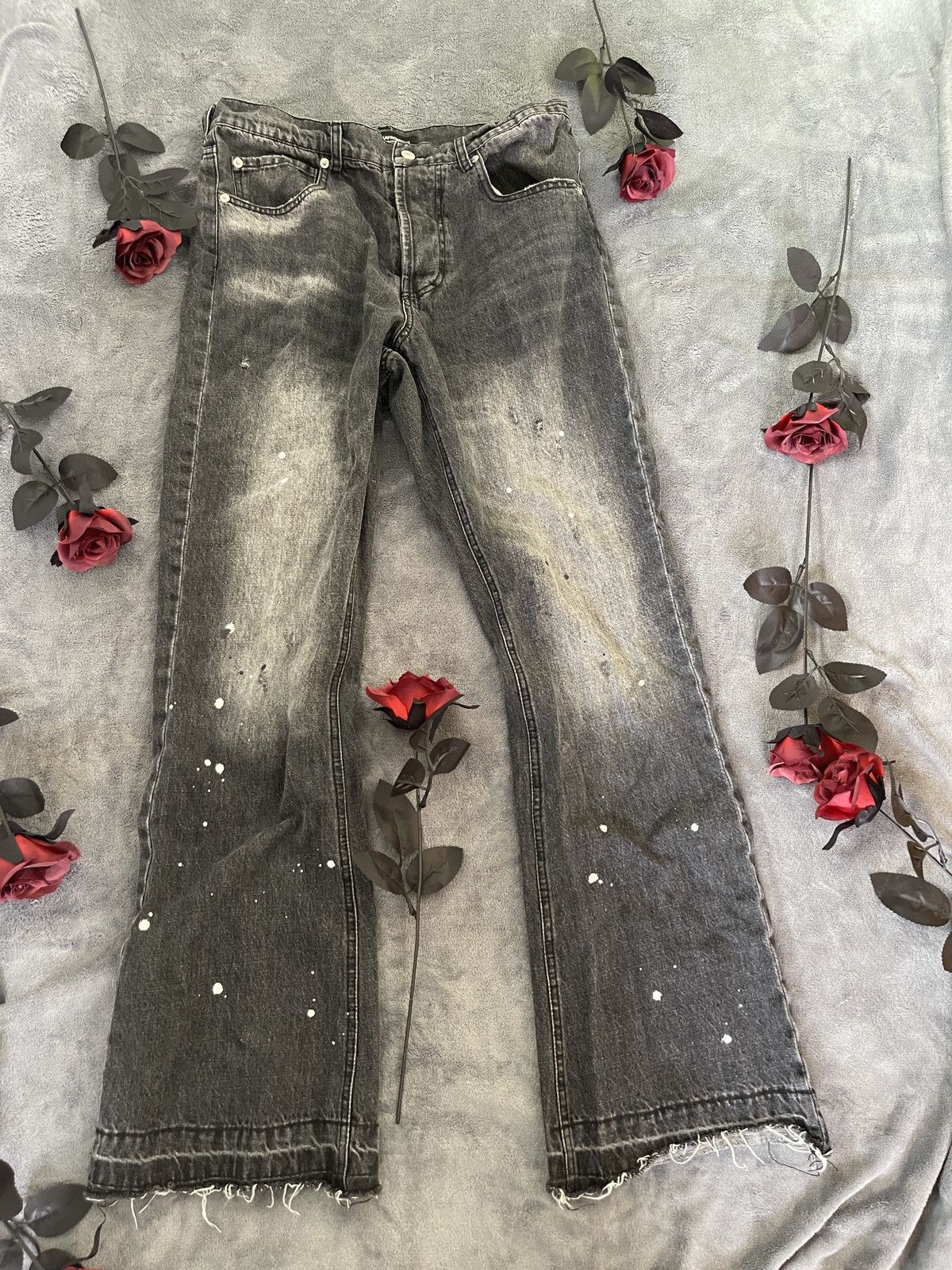 FAR FROM WHAT FAR FROM WHAT FLARE JEAN BLACK ARCHIVE Size US 32 / EU 48 - 1 Thumbnail