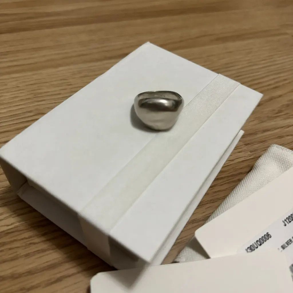 Jil Sander o1mt1gz0725 Size: OS / Ring in Silver Size ONE SIZE - 2 Thumbnail