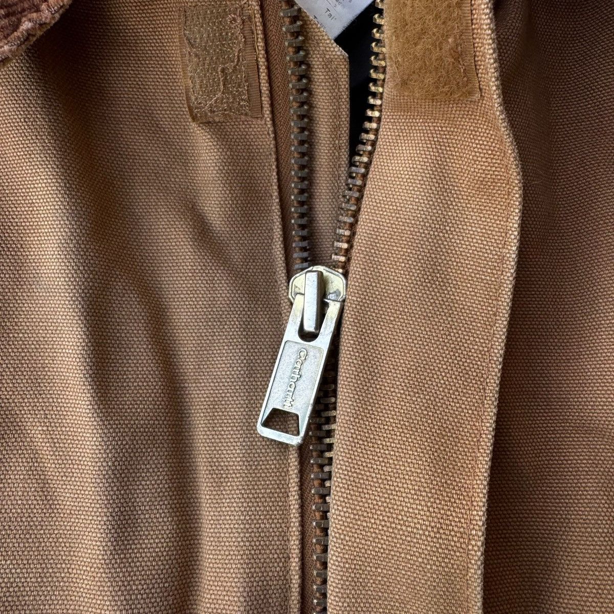 Carhartt × Vintage CARHARTT J02 BRN CANVAS BEIGE UTILITY JACKET VINTAGE DETROIT Size US L / EU 52-54 / 3 - 10 Thumbnail