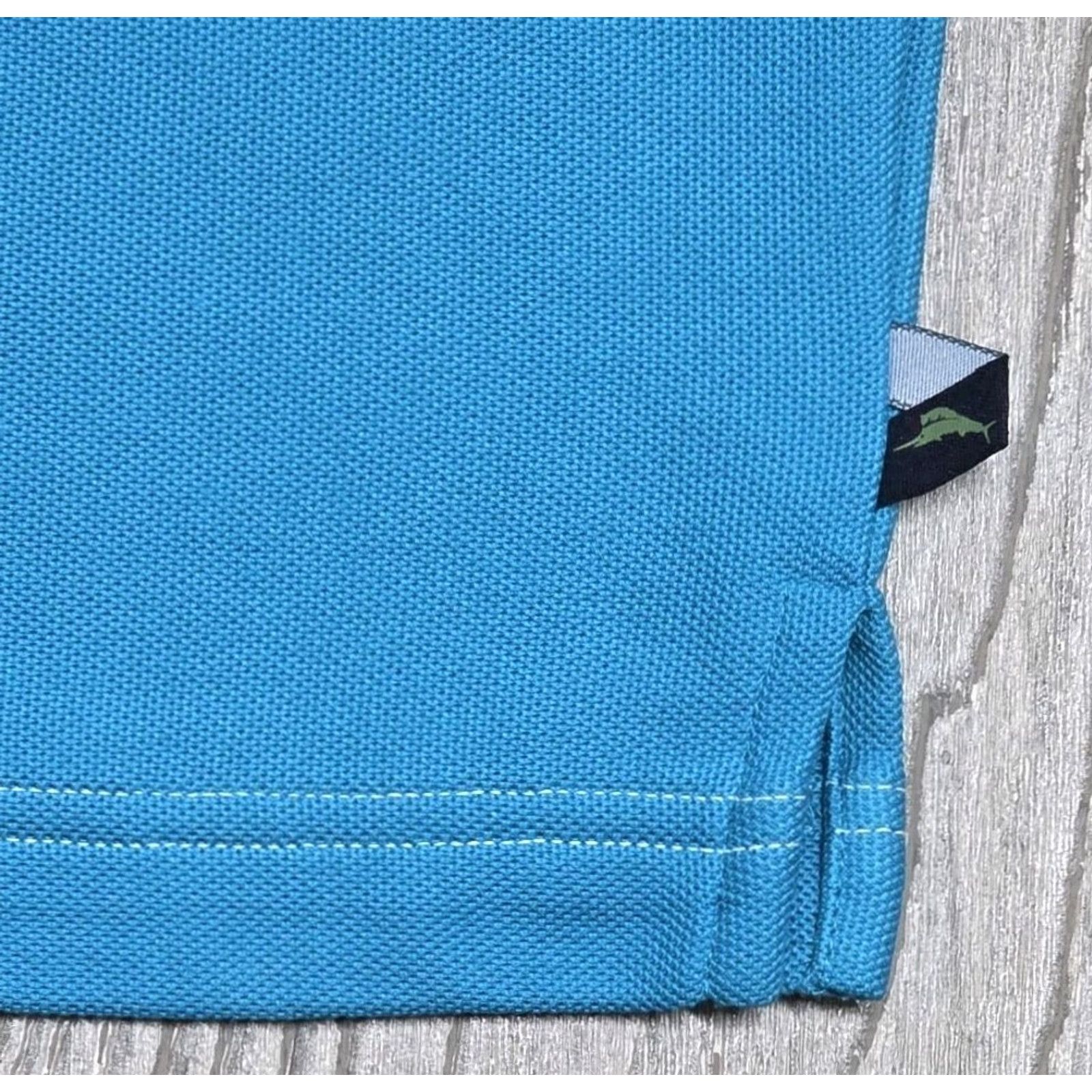 Tommy Bahama Tommy Bahama Costa Wave Camp Shirt Blue Men's M Short-Sleeve Knit Button-Up Size US M / EU 48-50 / 2 - 3 Thumbnail