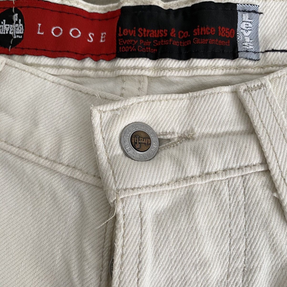 Levi's VTG 1993 Levis Silvertab Loose Baggy Denim Shorts Jorts Size US 32 / EU 48 - 9 Thumbnail