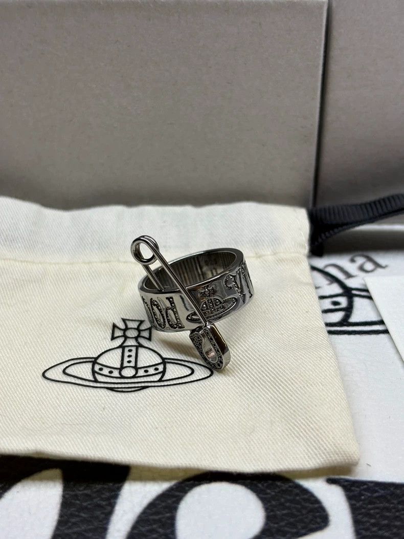 Vivienne Westwood Vivienne Westwood sizeS Don't Bother Ring-Gun Grey Size ONE SIZE - 6 Thumbnail