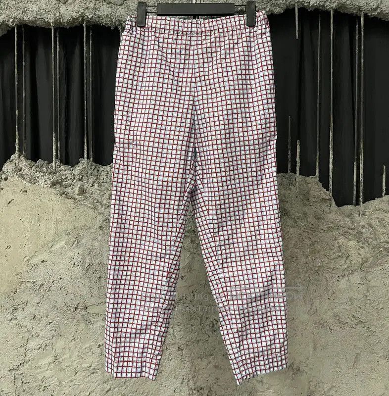 Marni Marni Women's Casual Pants in White Checked Pattern . Size 28" / US 6 / IT 42 - 1 Thumbnail