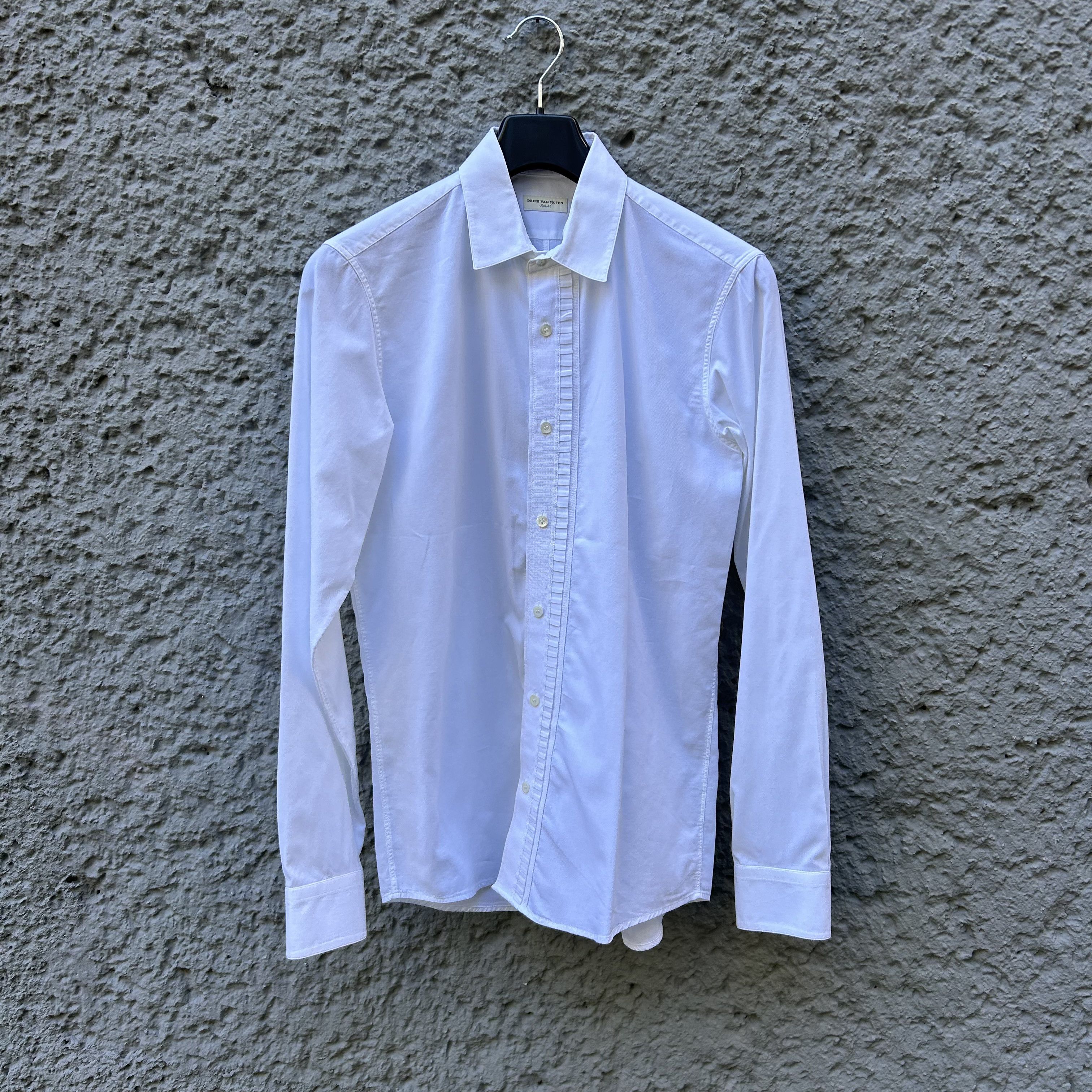 Dries Van Noten Dries van Noten White Shirt Button Up Size US S / EU 44-46 / 1 - 1 Thumbnail