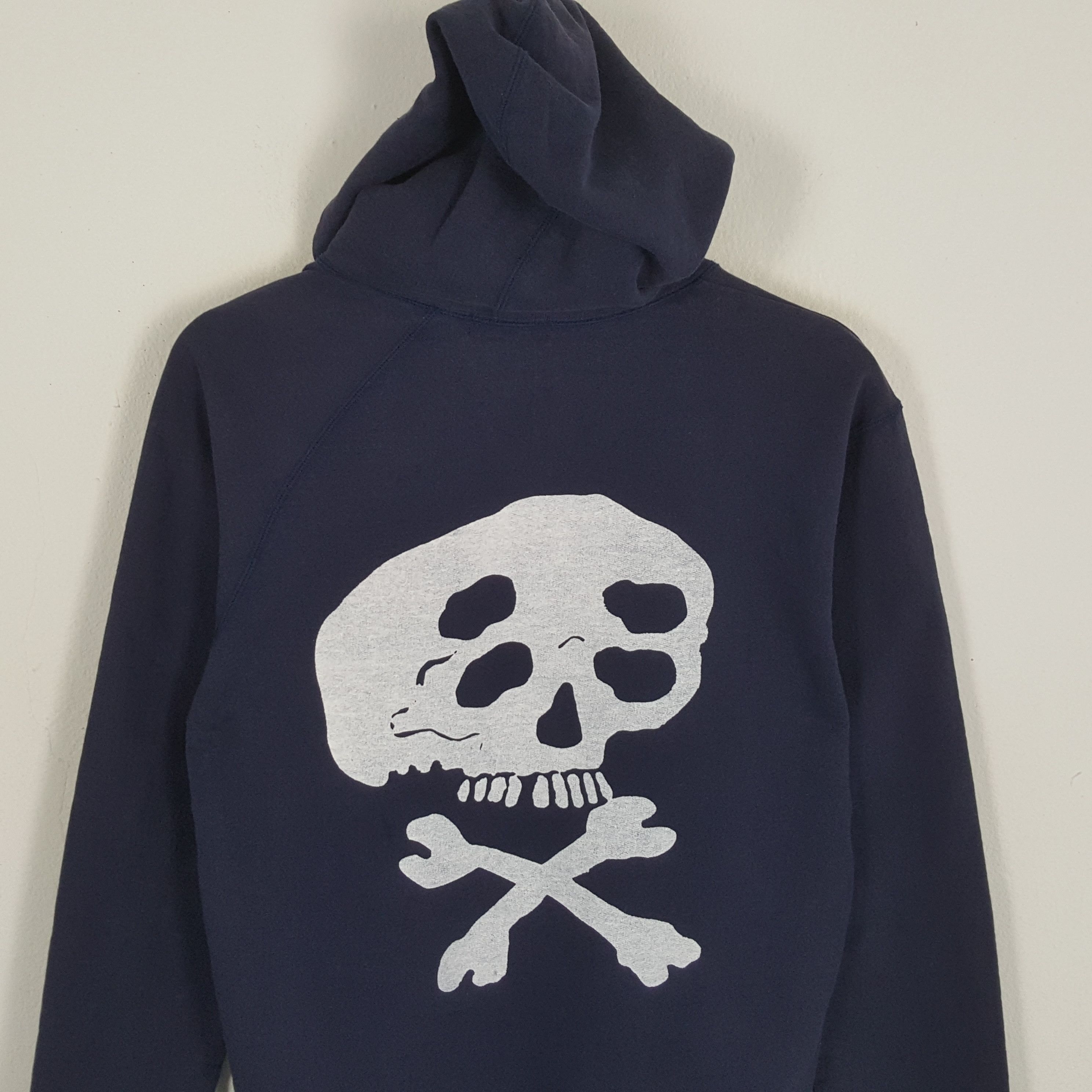 Final Home × Issey Miyake × Vintage FINAL HOME By Issey Miyake Brand Custom Skulls Art Hoodies Size US S / EU 44-46 / 1 - 2 Thumbnail