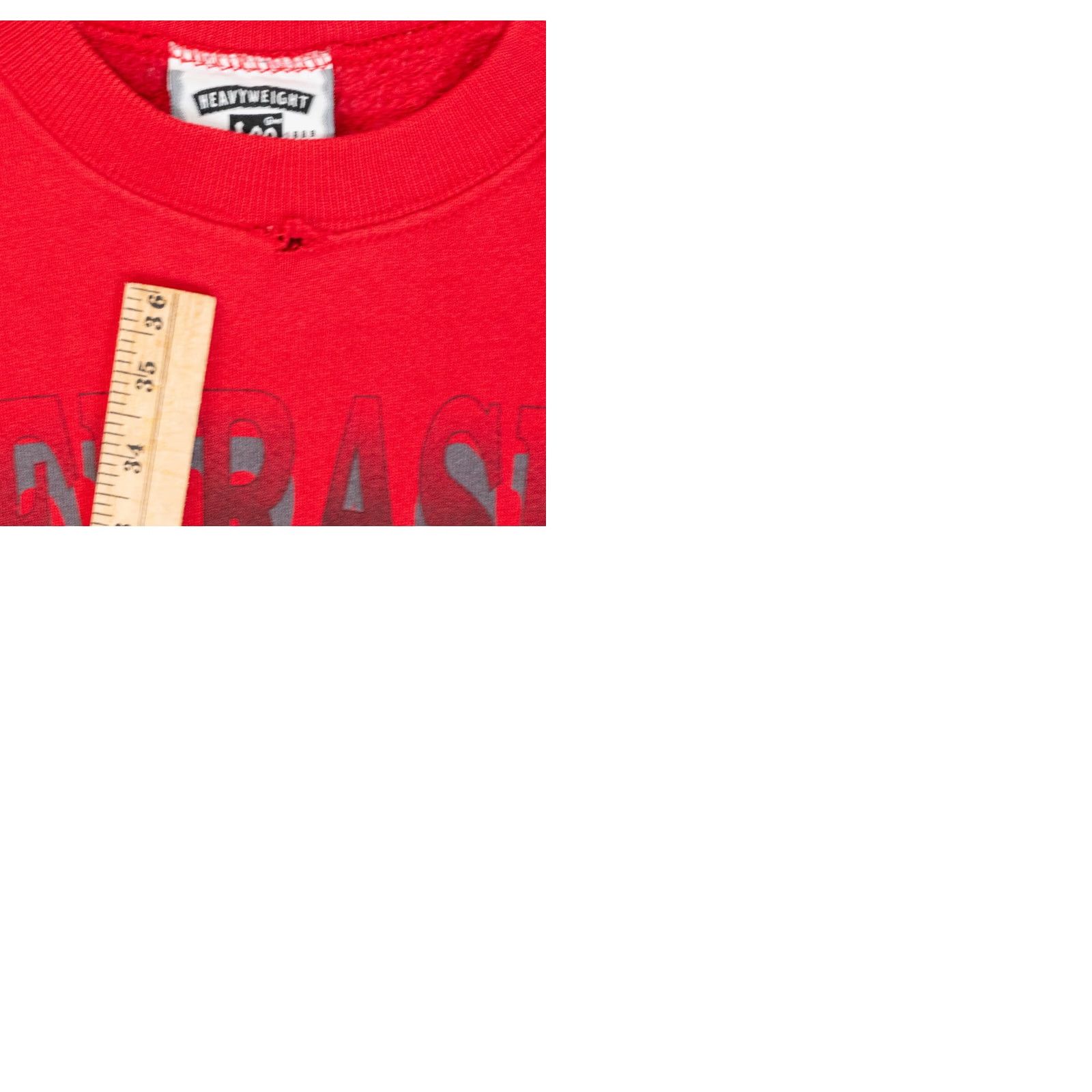 Lee VINTAGE Lee Nebraska Cornhuskers Sweatshirt XL Red Men's Sweatshirt 90s NCAA Distressed Embroidered Size US XL / EU 56 / 4 - 9 Thumbnail