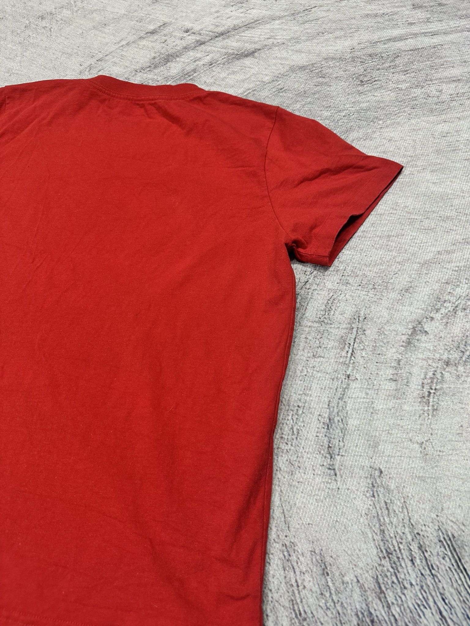 Balenciaga Balenciaga T-Shirt BB Logo Print Red Cotton Size M / US 6-8 / IT 42-44 - 10 Thumbnail