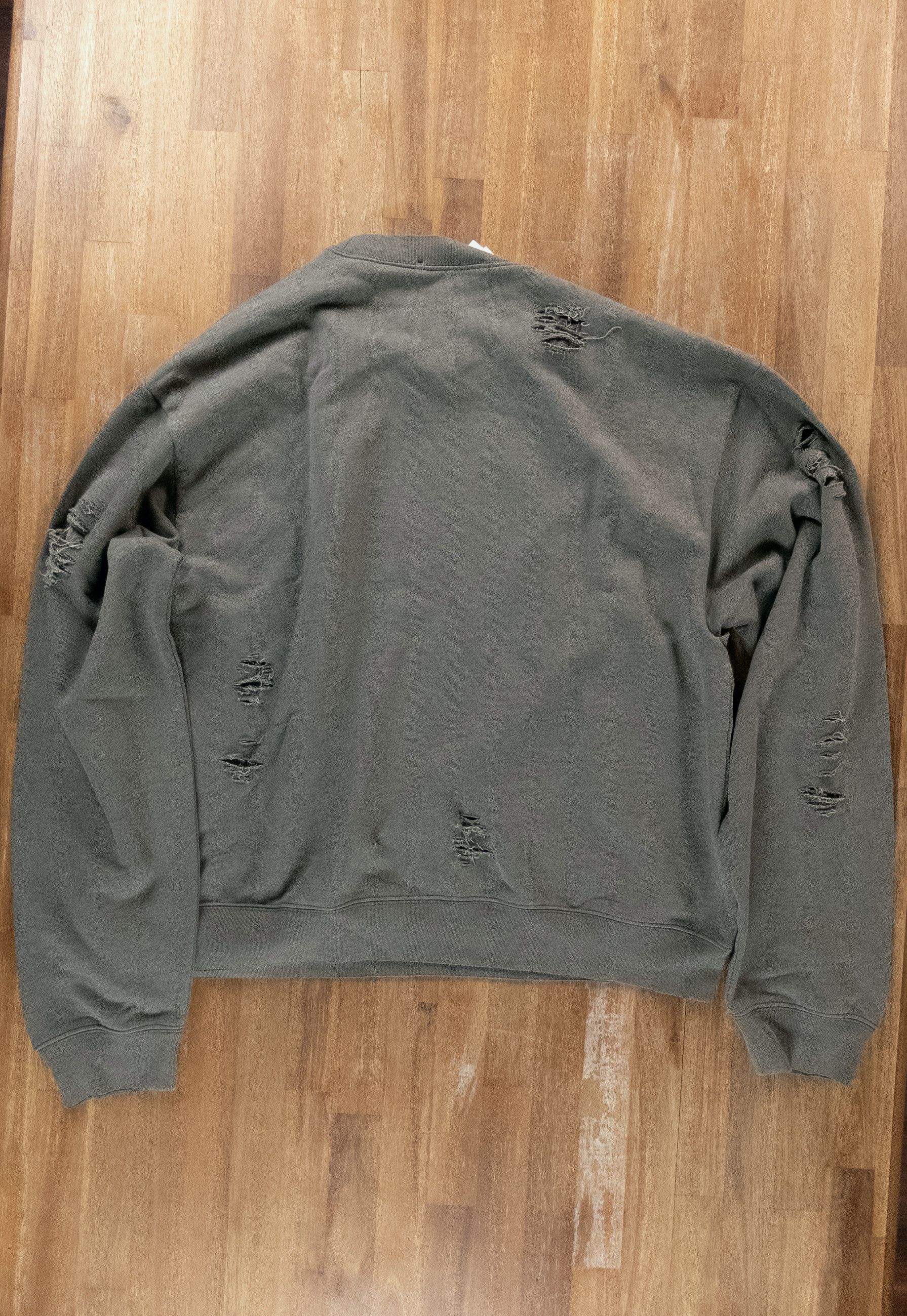 Acne Studios ACNE STUDIOS moss green logo print sweatshirt Medium q Size US M / EU 48-50 / 2 - 9 Thumbnail