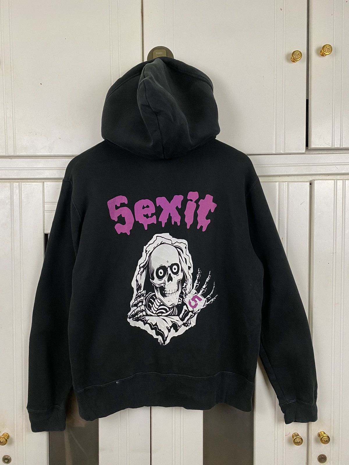Vintage ✅️🔥Vintage Skull Hoodies SEXIT 5🔥 Size US M / EU 48-50 / 2 - 1 Thumbnail