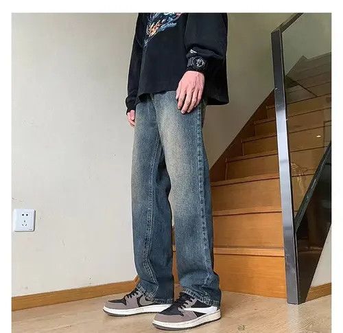 Japanese Brand Masuda x Asano Light Blue High Street Vintage Loose Jeans Size US 34 / EU 50 - 2 Thumbnail