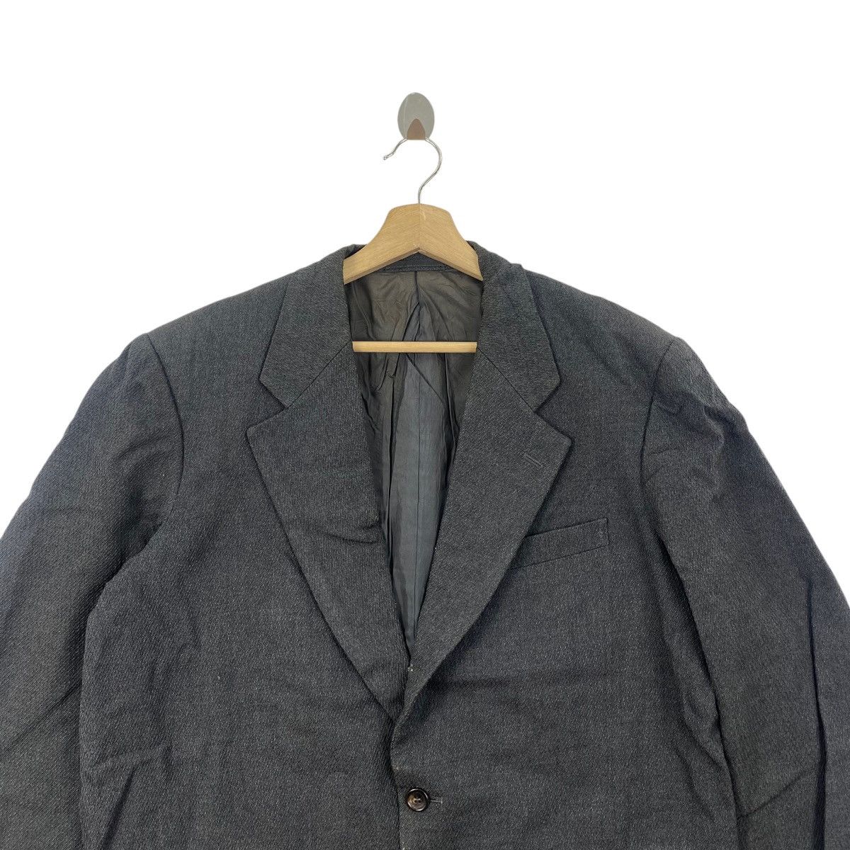 Vintage 90s COMME DES GARCONS Homme Dark Grey Blazer Coat