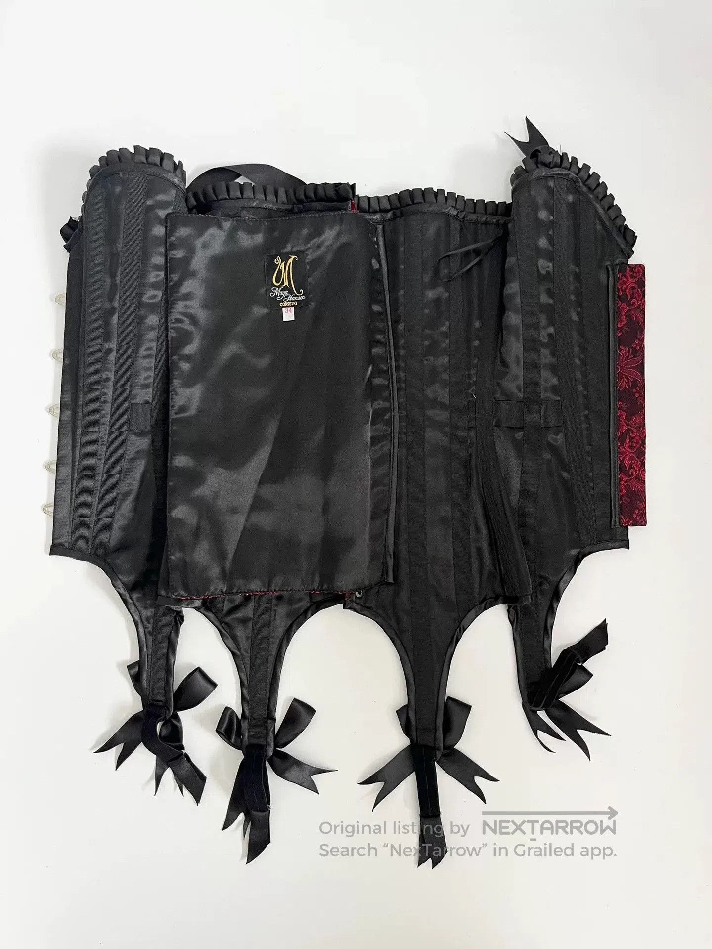 Other Maya Hansen Gothic Bow Corset. Size XXS / US 00 / IT 34 - 4 Thumbnail