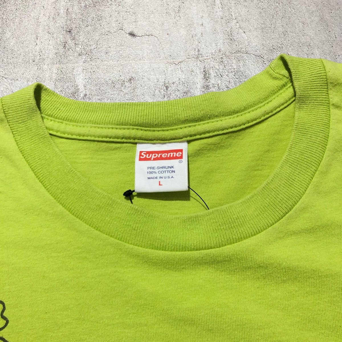 Supreme Supreme x Mark Gonzales Ramm Head T-shirt Green Streetwear Size US L / EU 52-54 / 3 - 9 Thumbnail