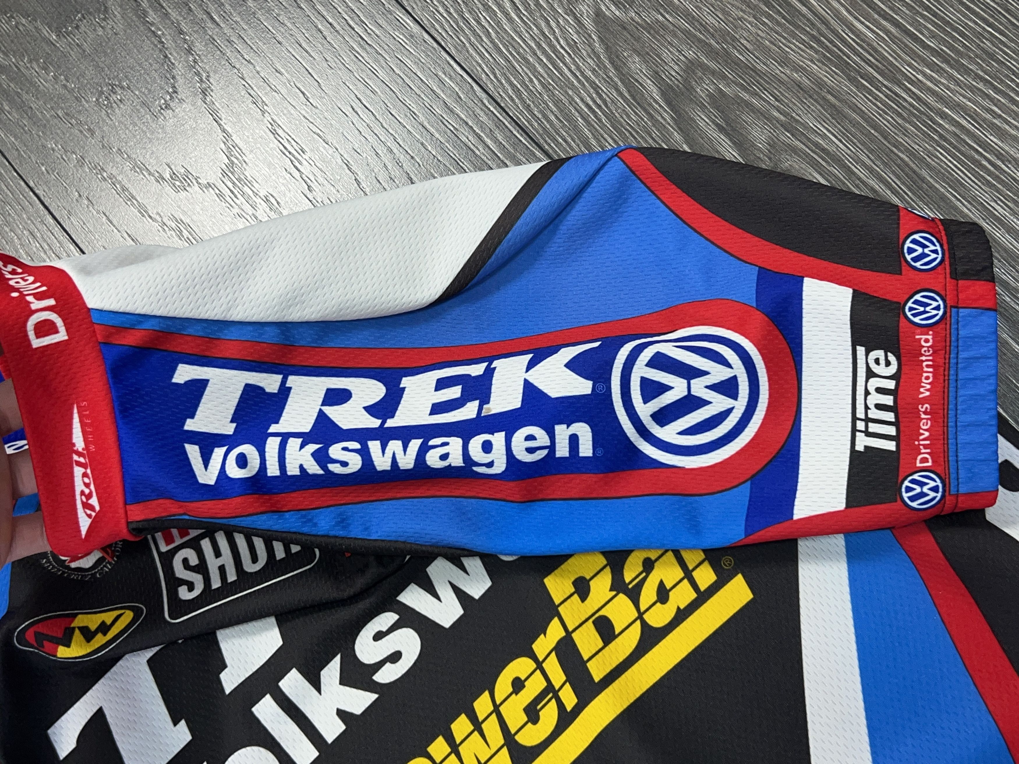 Vintage Trek Volkswagen Shimano De Marchi Cycling Jersey Shirt Size US M / EU 48-50 / 2 - 6 Thumbnail