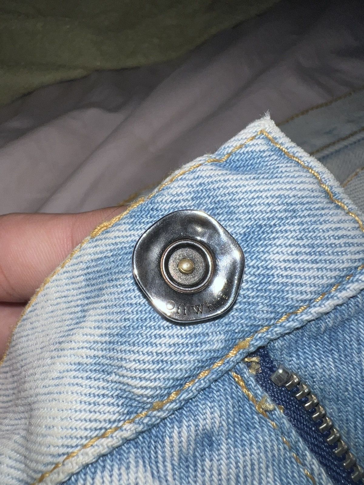 Off-White Off-White Logo Jeans (MSRP $795) Size US 34 / EU 50 - 7 Thumbnail