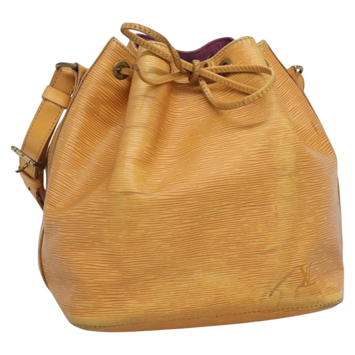Louis Vuitton LOUIS VUITTON Epi Petit Noe Shoulder Bag Yellow M44109 Size ONE SIZE - 1 Thumbnail
