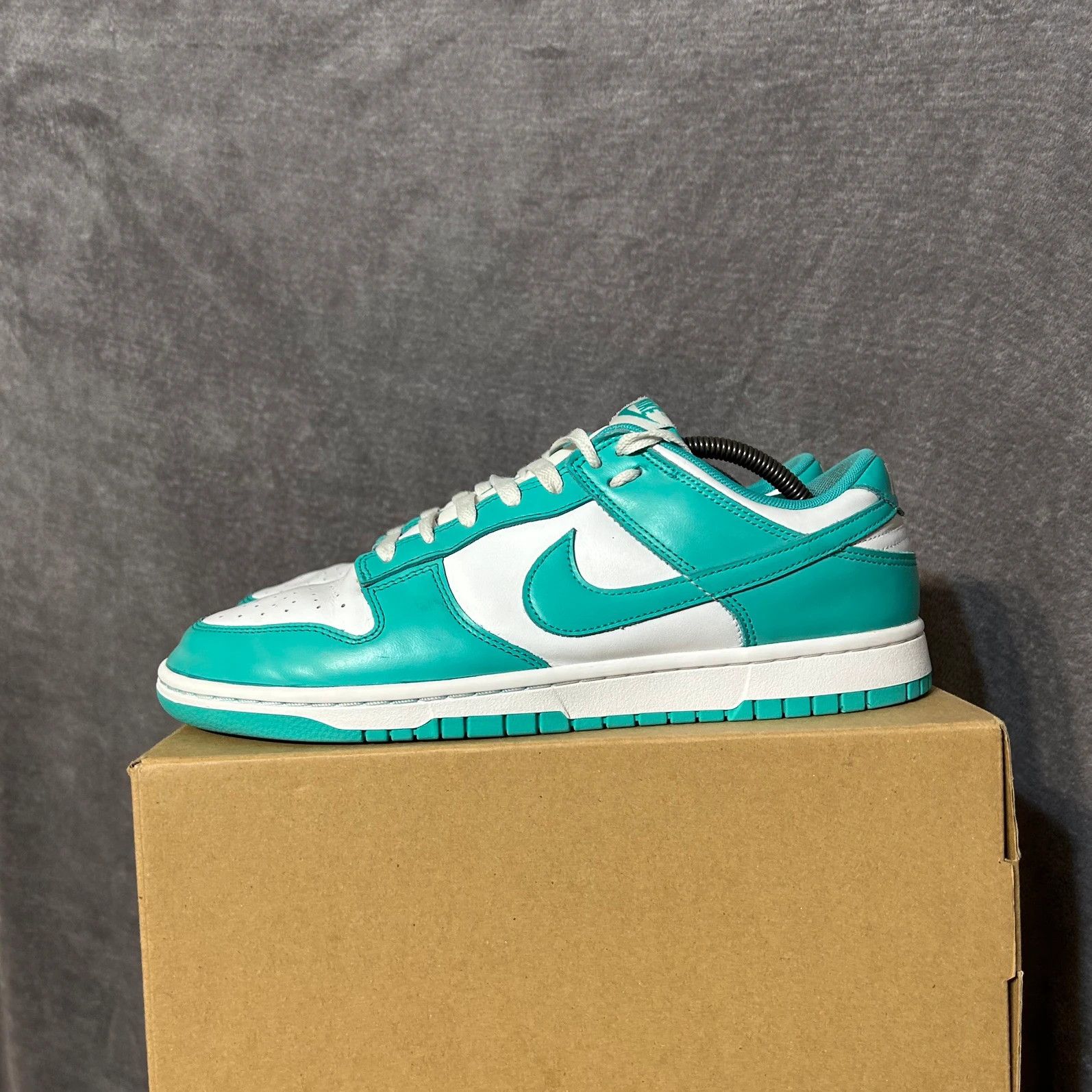 Nike Nike Dunk Low Retro White Clear Jade Bttys sneakers Size US 12 / EU 45 - 2 Thumbnail