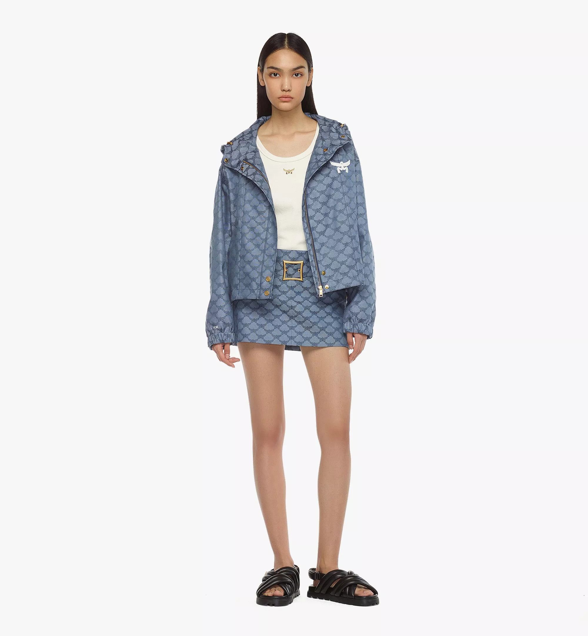 MCM o1mt1gz1224 Zip Up Jacket in Indigo Size S / US 4 / IT 40 - 6 Thumbnail