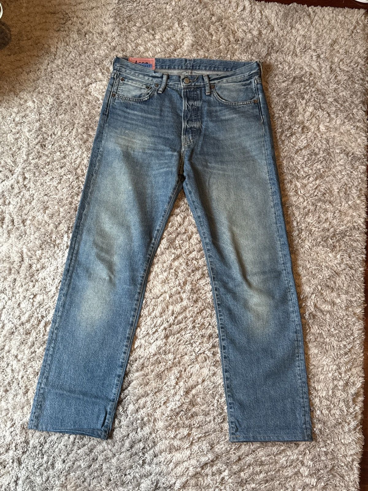 Acne Studios Acne bla konst 1996 Mid Blue Trash1 Size US 32 / EU 48 - 1 Thumbnail