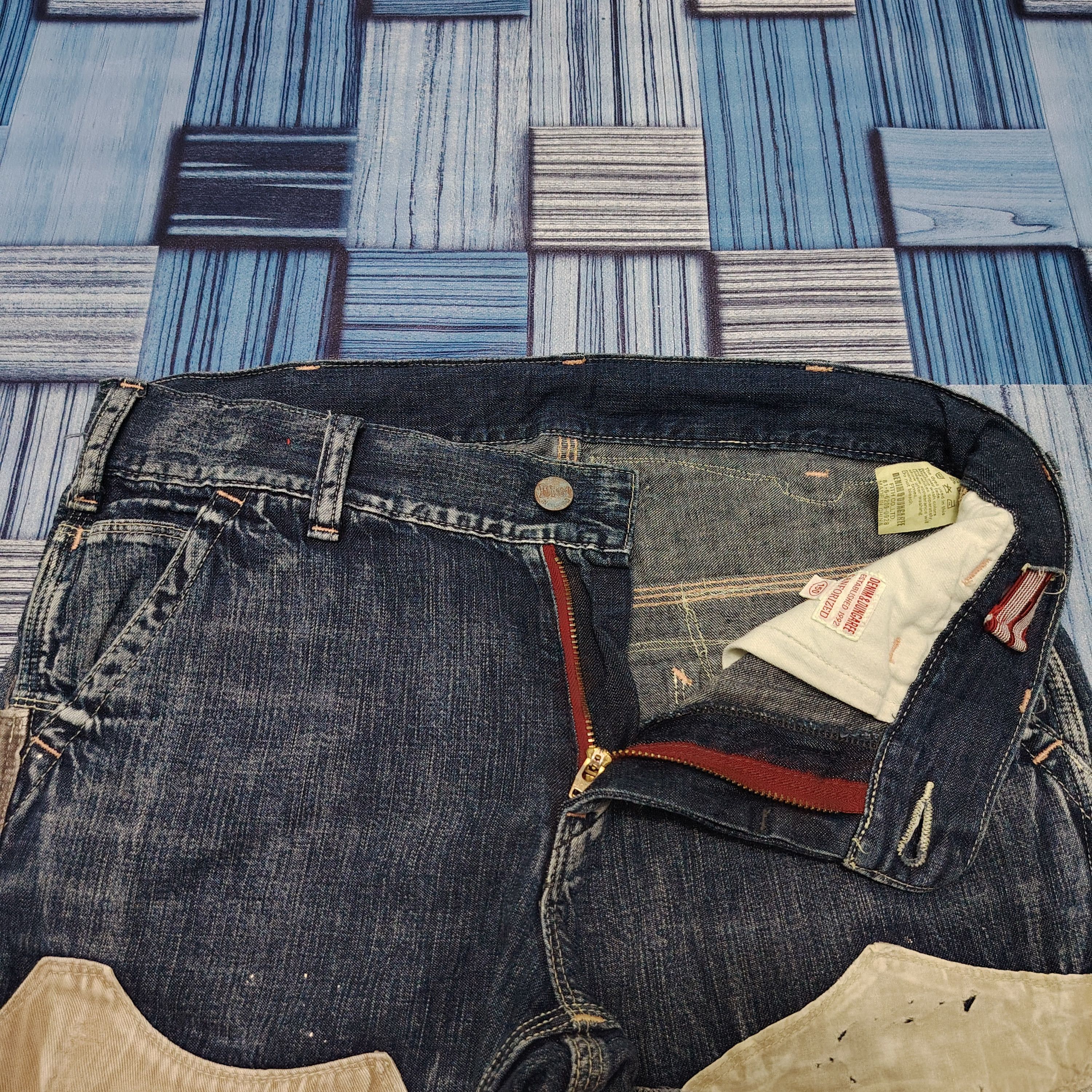 Kapital Kountry 💥Insane💥 Vtg Denim & Dungaree Patchwork design soft denim Size US 30 / EU 46 - 12 Thumbnail